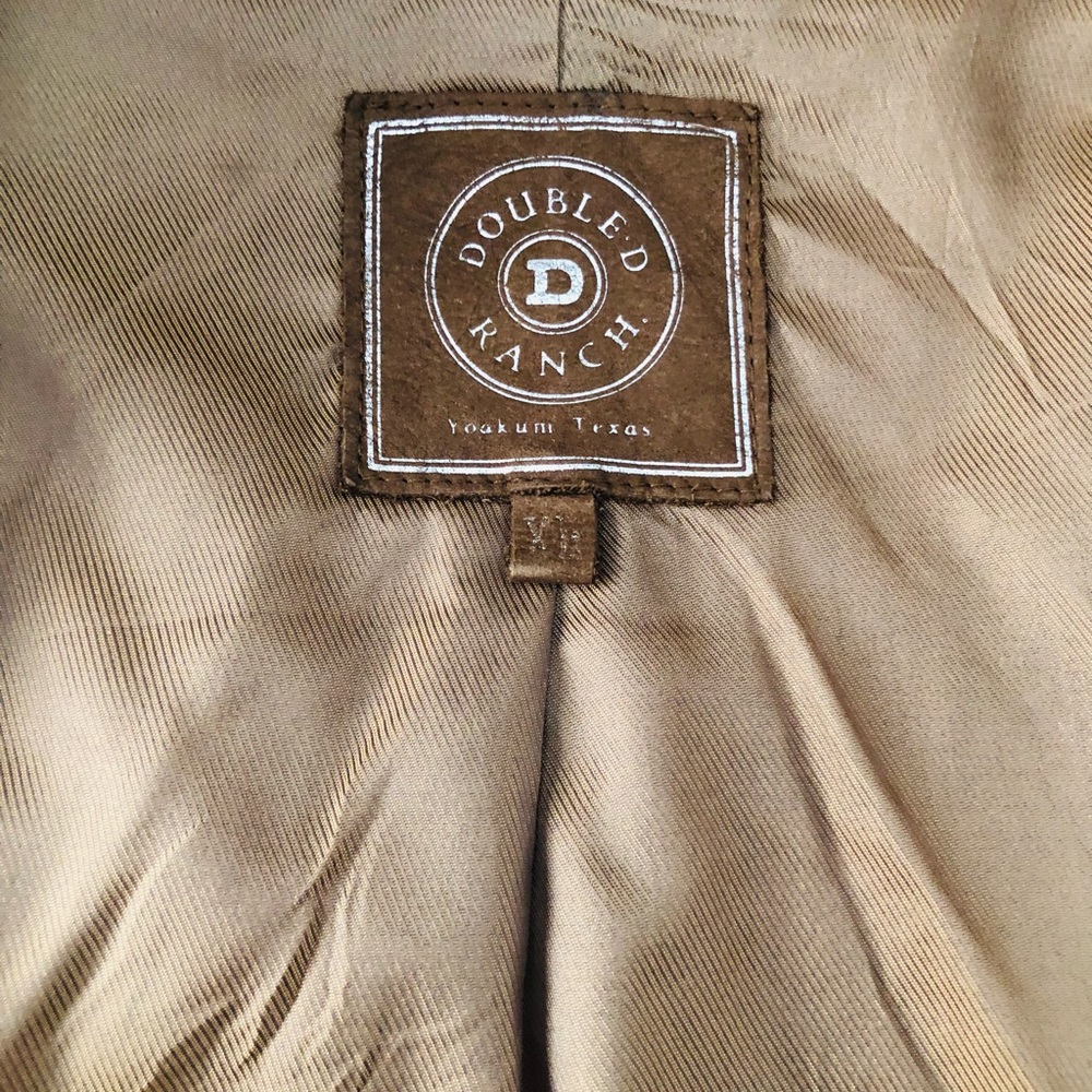Double D Ranch Leather Jacket - Rare - Picture 4 of 16